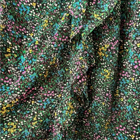 Topshop Floral Ruffled Blouse - Picture 6 of 13